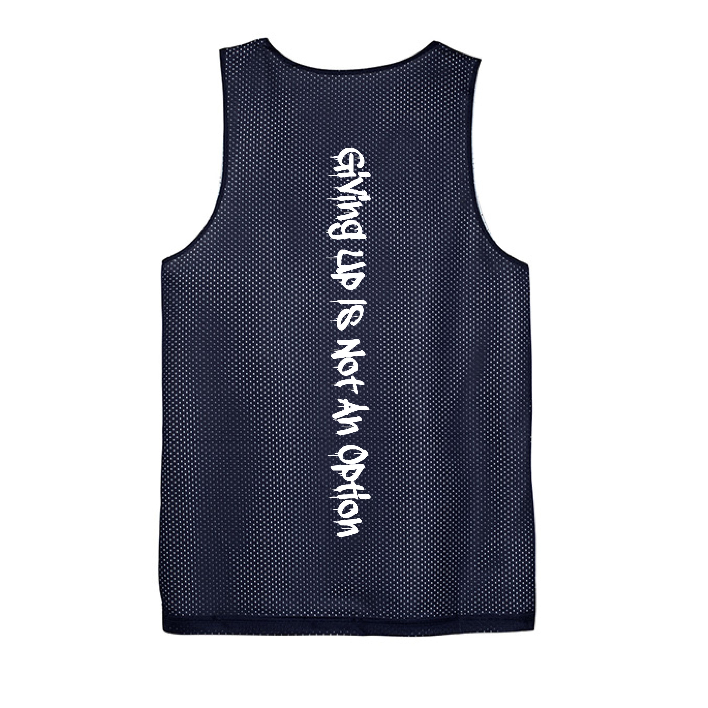 NAVY/WHITE - BACK