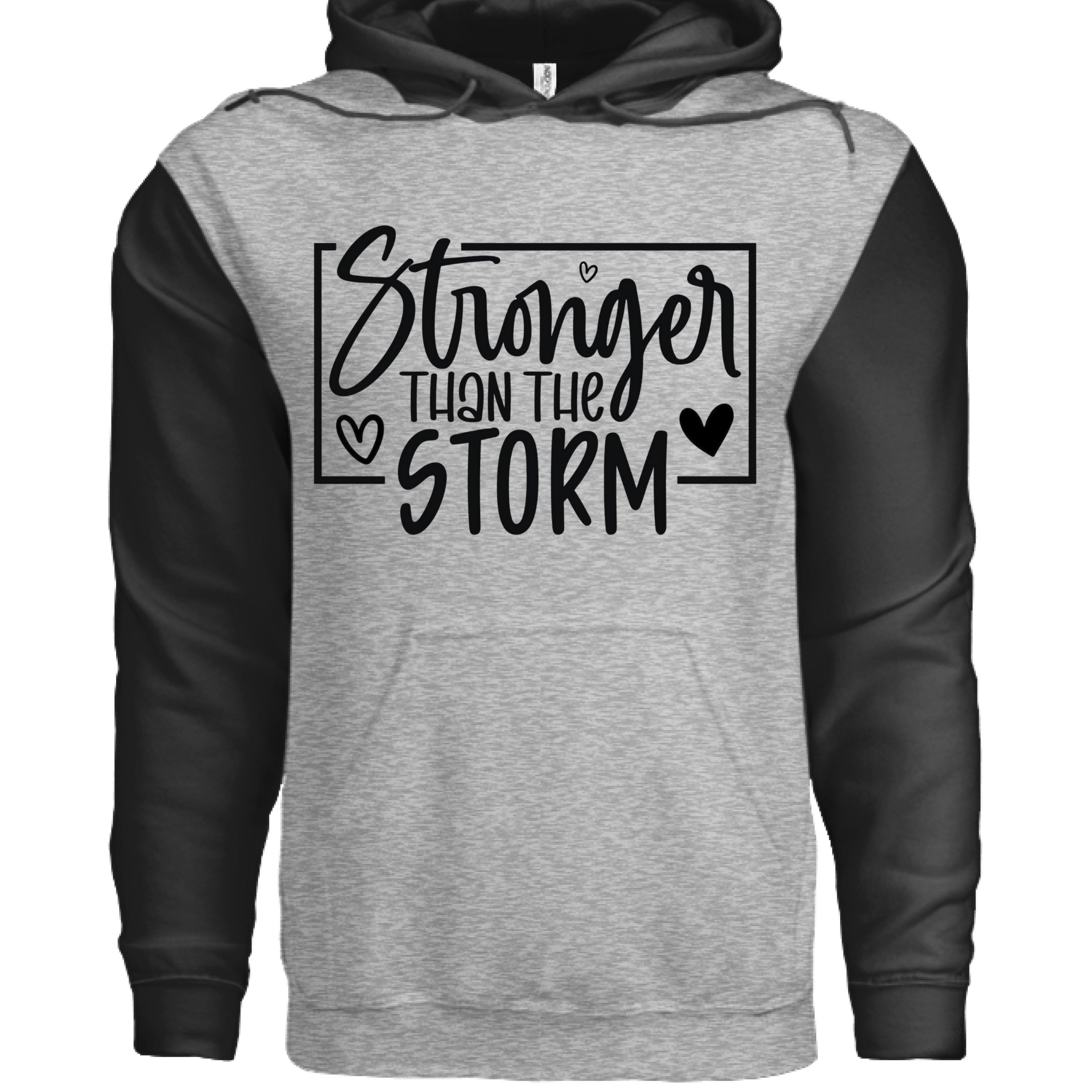 Grey Heather/ Black - FRONT